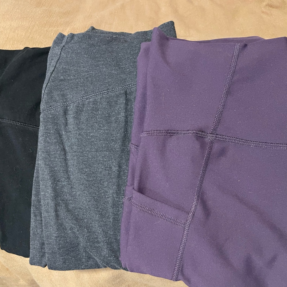 Three Old Navy Maternity Leggings size small